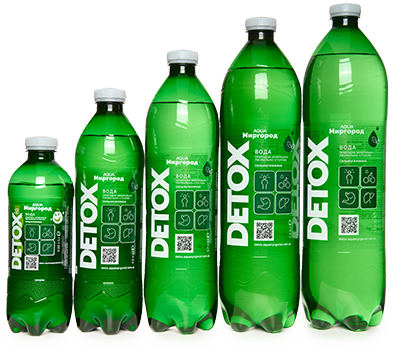 Вода DETOX, сильногазована, 1 л